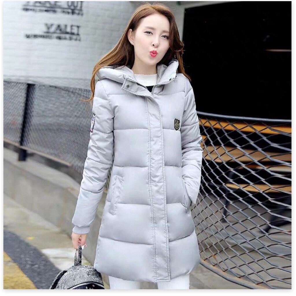 ÁO KHOÁC PHAO NỮ DÁNG DÀI 3 LỚP CÓ NÓN THỜI TRANG BAO ẤM ÁP CHO MÙA ĐÔNG NĂM NAY LANA FASHION