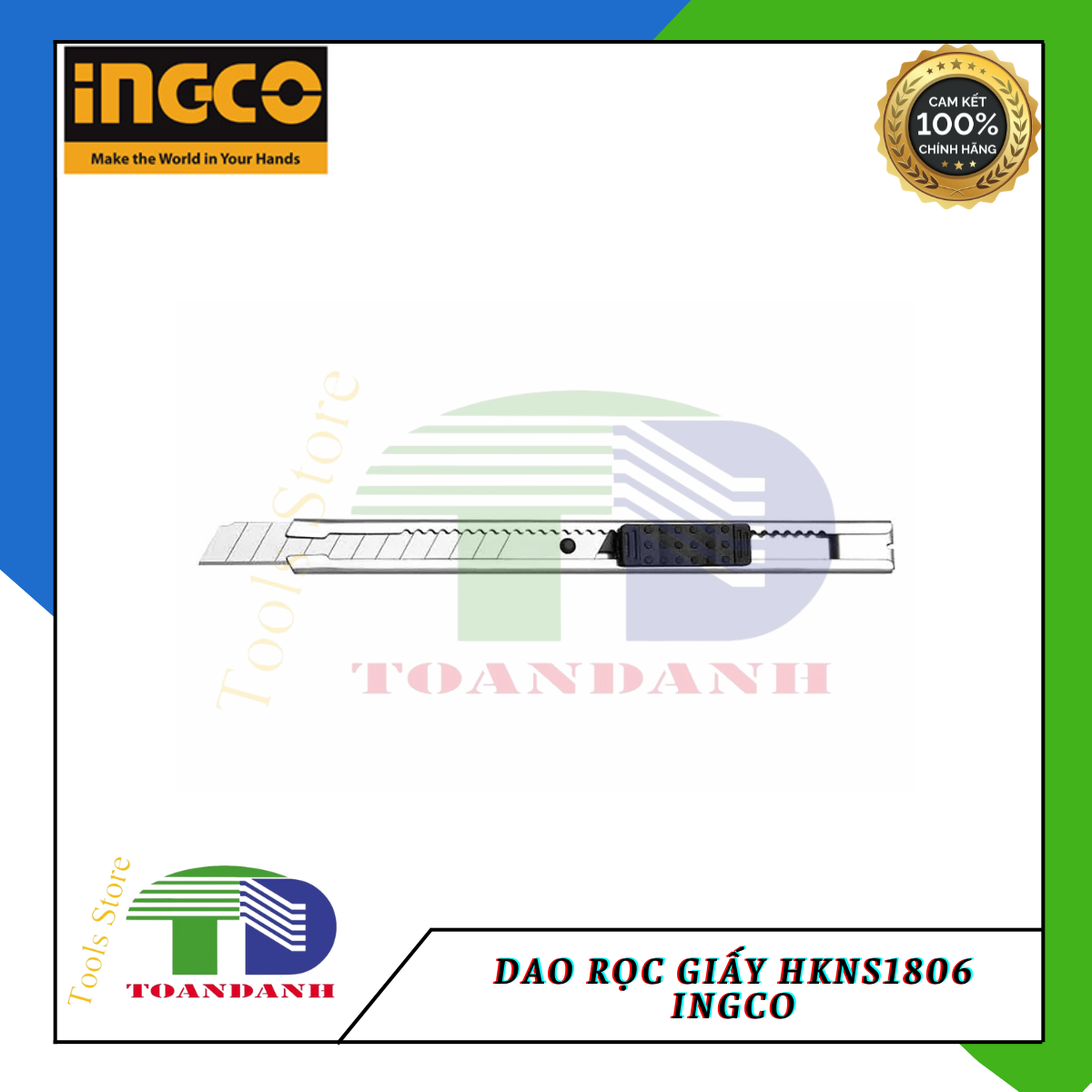 Dao rọc giấy HKNS1806 ingco