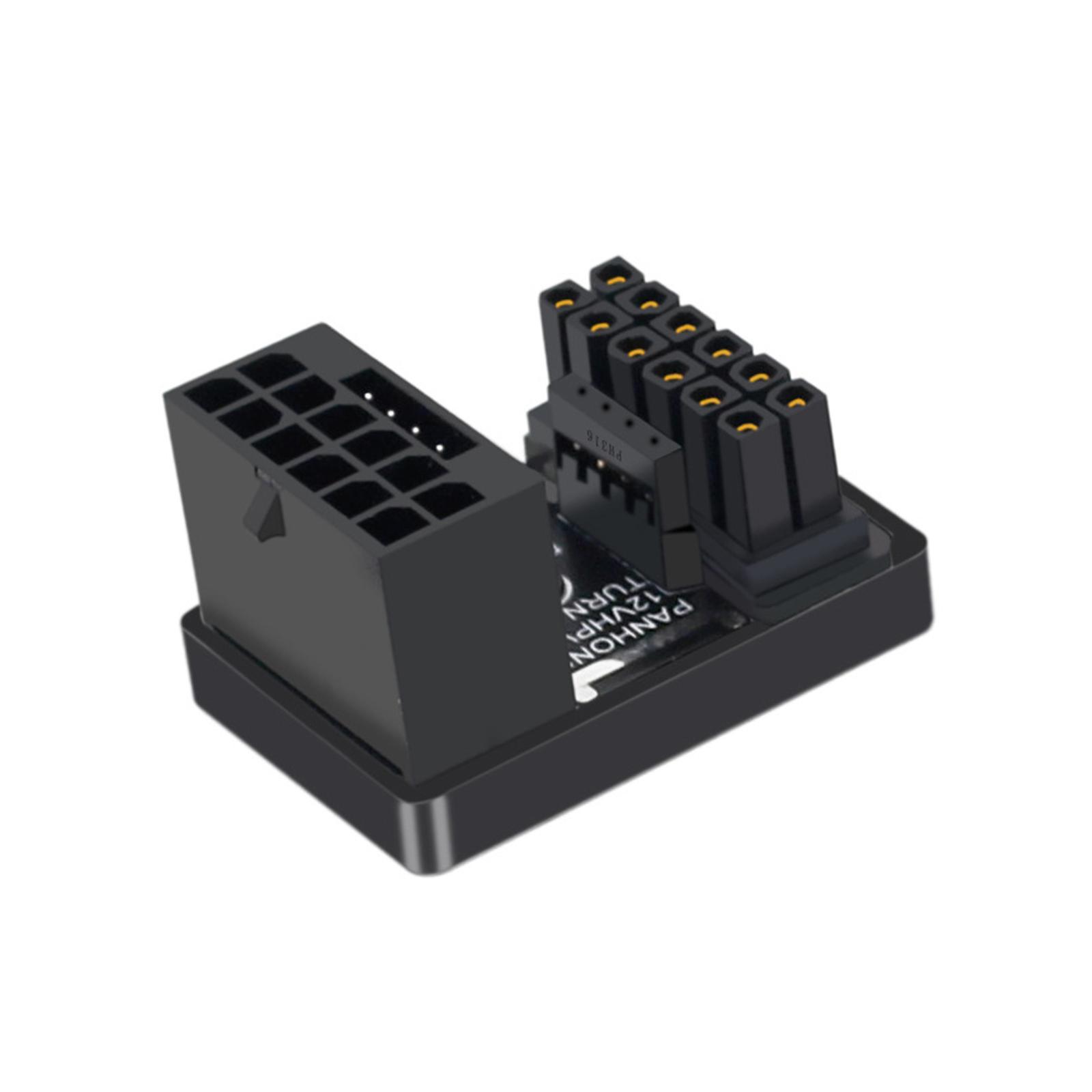 Angled Adapter, PH316, Easy to Install ,600W, 12+4Pin Graphics Connector Electronics Accessories for Desktop Graphics Card