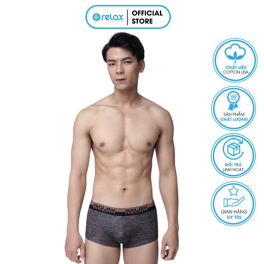 Quần lót nam boxer RLTK056 quần sịp nam thoáng mát mềm mại cao cấp, co giãn tốt, ôm gọn - RELAX