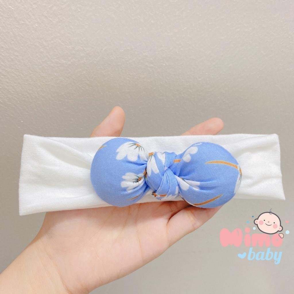 Băng đô vải gắn nơ phồng dễ thương cho bé gái BD54 Mimo Baby