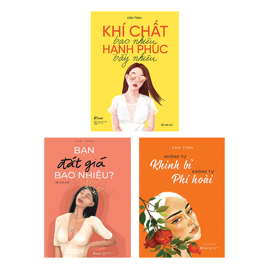 Combo Bạn Đắt  Giá Bao Nhiêu + Khí Chất Bao Nhiêu Hạnh Phúc Bấy Nhiêu + Không Tự Khinh Bỉ Không Tự Phí Hoài (3 Cuốn)