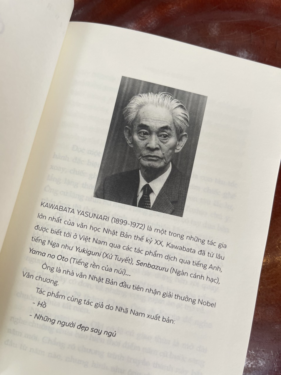 (Bìa cứng – Nobel Văn Chương 1968) ĐẸP VÀ BUỒN - Kawabata Yasunari - Mai Kim Ngọc dịch - Nhã Nam – Nxb Hà Nội