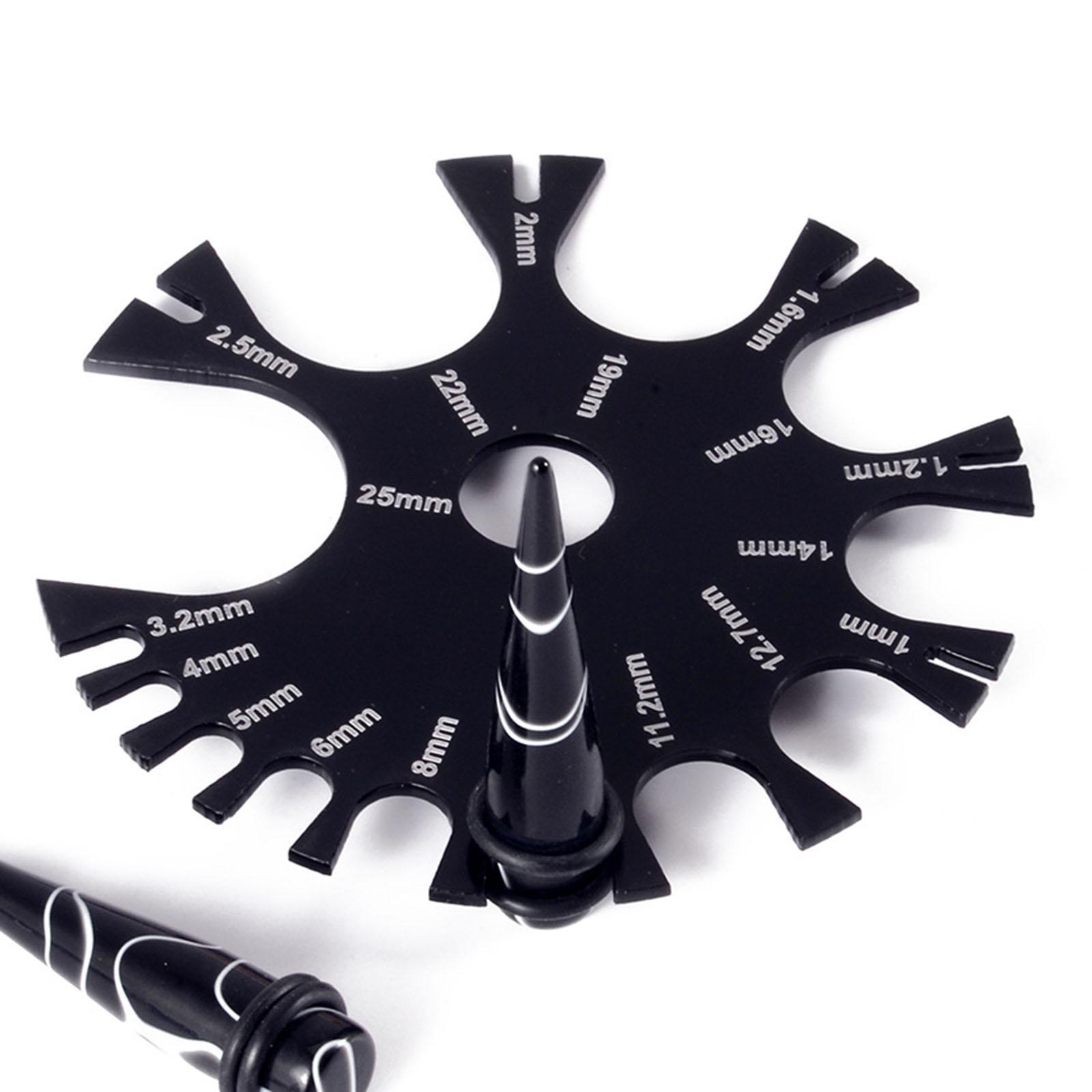 Body Jewelry Piercings   Measurement Tool for Belly Barbell Ear