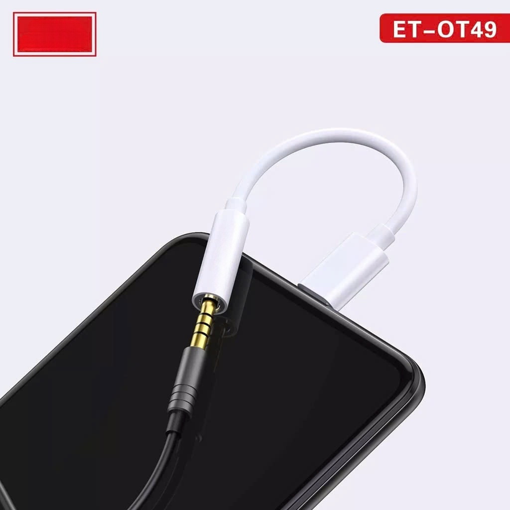Dây cáp chuyển đổi từ cổng sạc sang jack cắm tai nghe 3.5mm cho iPhone iPad cao cấp - Cáp chuyển đổi cổng Light.ning sang 3.5mm - Cáp chuyển đổi jack tai nghe jack 3.5mm cho i.Phone cổng light.ning OT49 - Hàng Nhập Khẩu