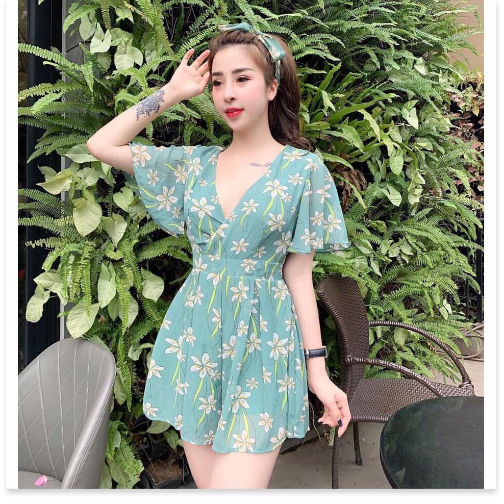 Jumpsuit nữ voan hoa cực xinh