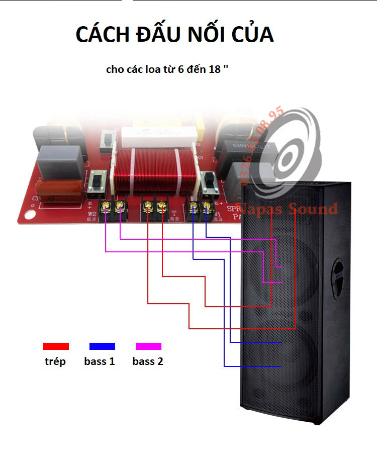 BỘ 2 CÁI MẠCH PHÂN TẦN FUN ĐÔI PA328 - LOẠI ĐA NĂNG CÓ CHỈNH ÂM - PHÂN TẦN CHO 2 LOA BASS VÀ TRÉP - PHÂN TẦN FUL ĐÔI