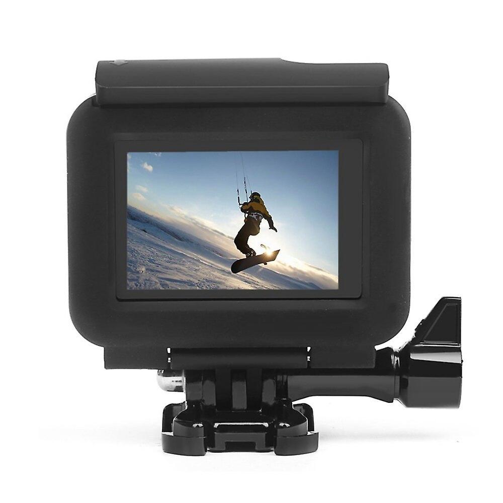 Hộp đựng khung bảo vệ cho GoPro Hero 6 5 7 Vỏ viền máy ảnh hành động đen