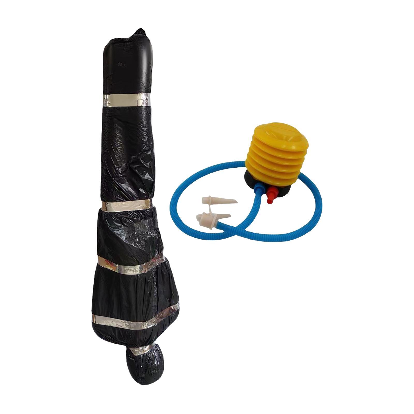Halloween Decorations Dead Victim Props, Scary Fake Corpse in Bag Halloween Outdoor Prop Creepy Haunted House Decor
