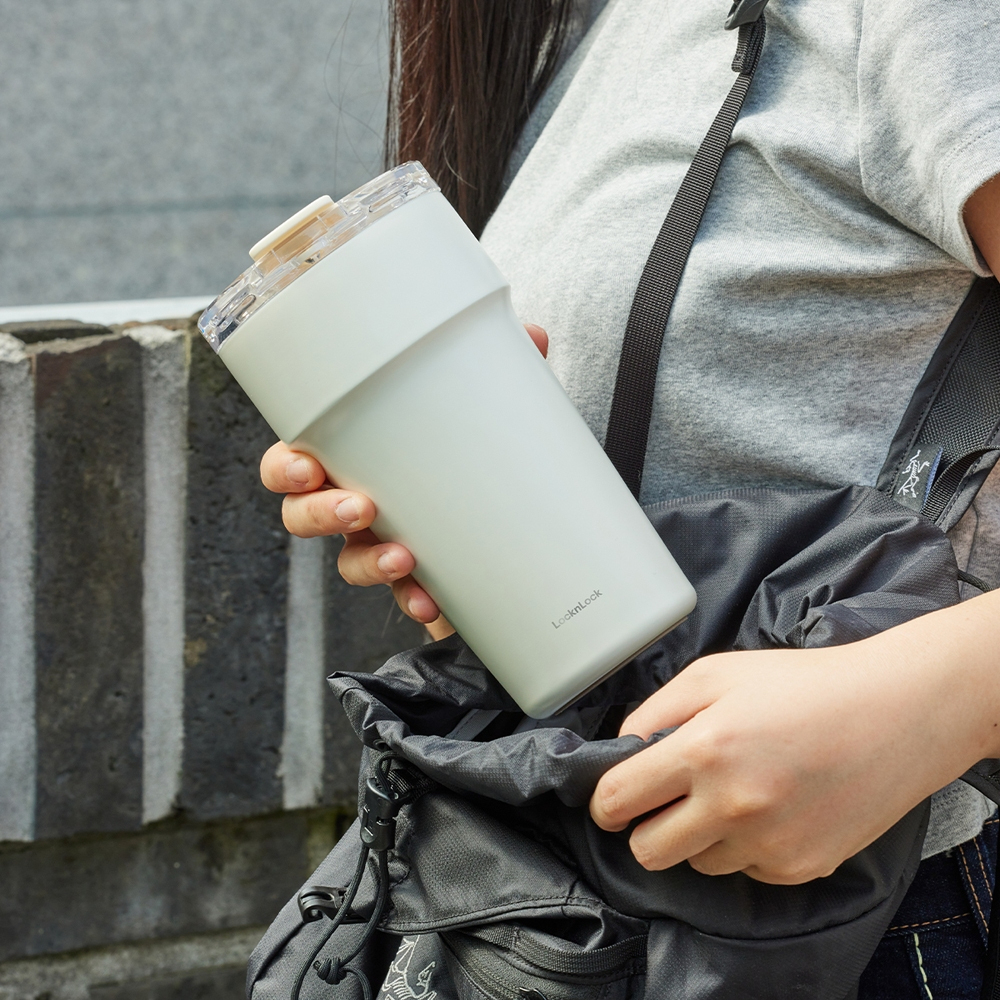 Ly Giữ Nhiệt Locknlock LocknLock LHC4416 710ml, LHC4419 900ml Thép Phủ Sứ, Hàng Chính Hãng, Kèm Ống Hút - JoyMall