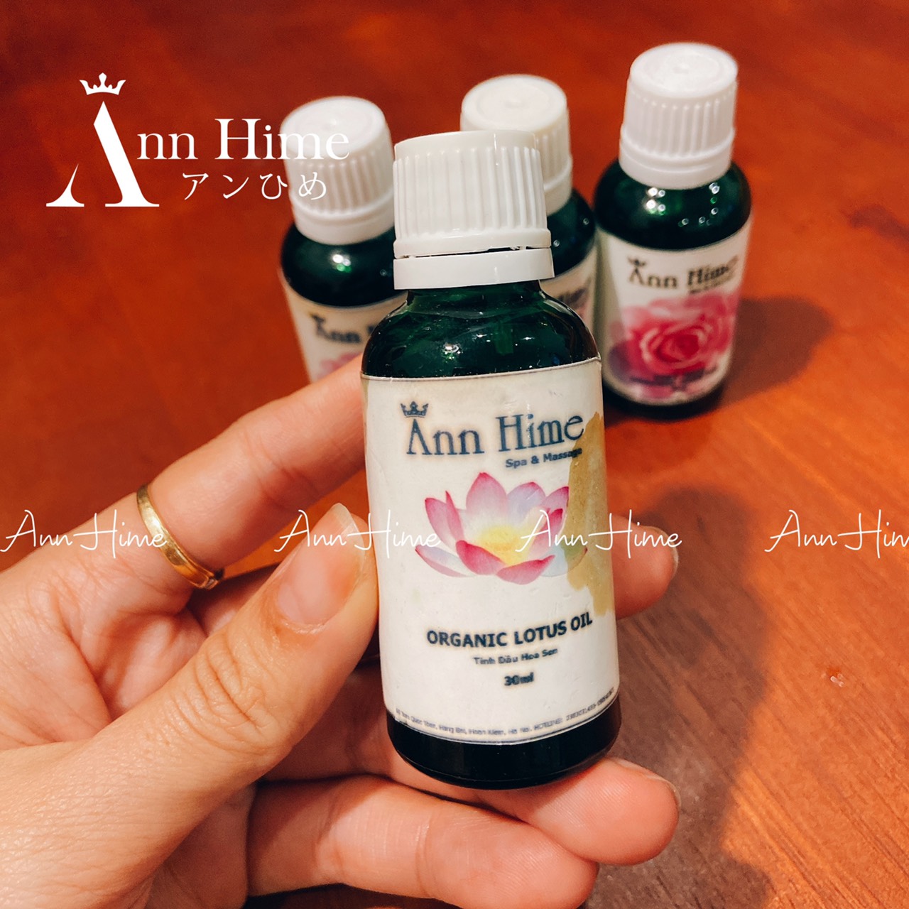Inh Dầu Thiên Nhiên Organic Nguyên Chất Để Phòng Khách Thơm Quần Áo Dễ Ngủ Hương AnnHime