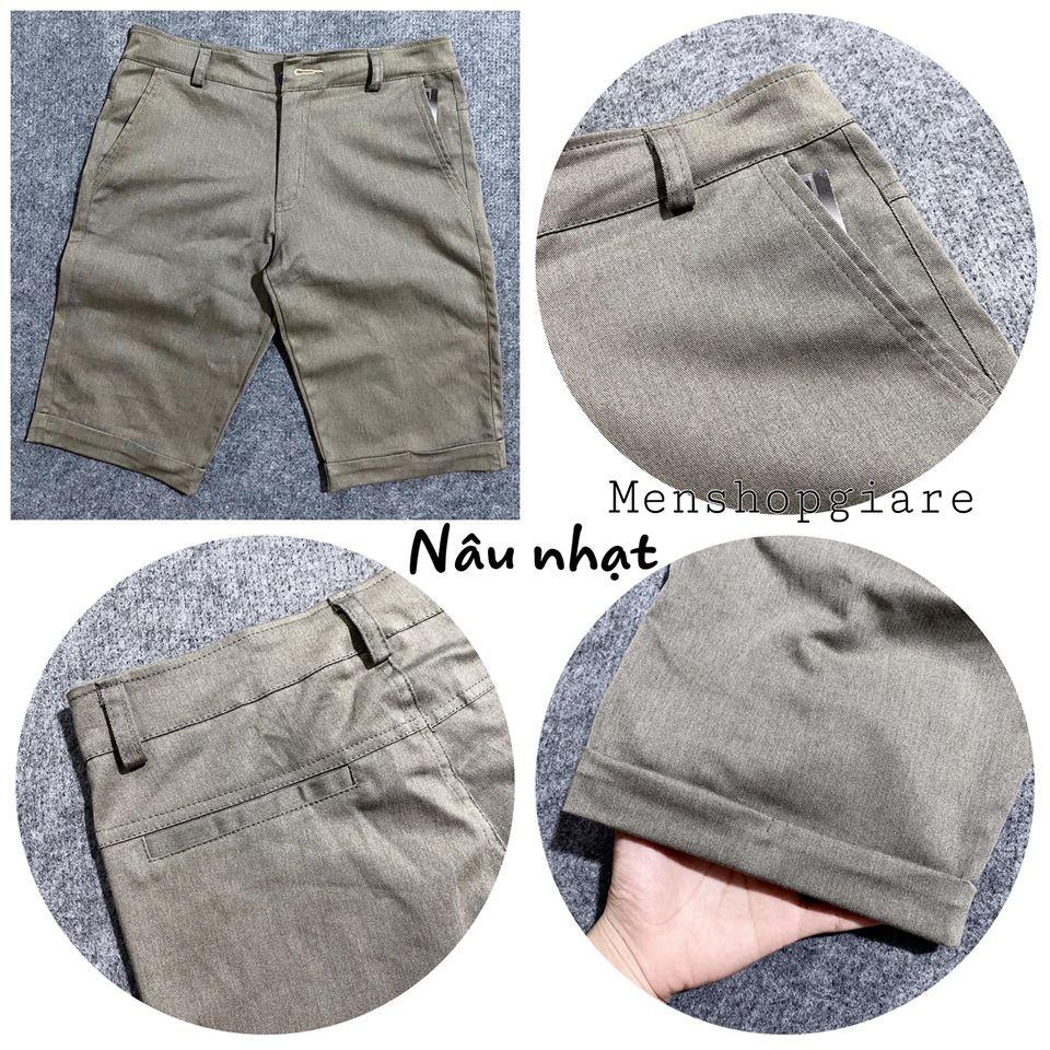 SHORT KAKI NAM CO GIÃN - HÌNH THẬT