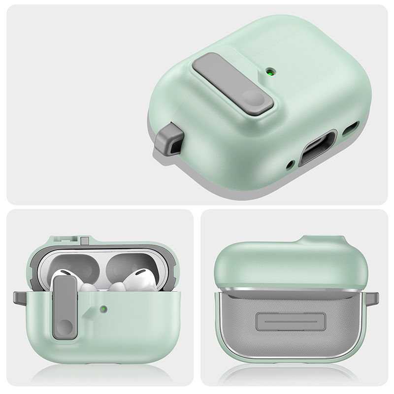 Ốp Bảo Vệ Có Khoá Dành Cho Airpods Pro 2/ Airpods Pro, Kai.N Pop Up Cover, Kèm Móc Treo_ Hàng Chính Hãng