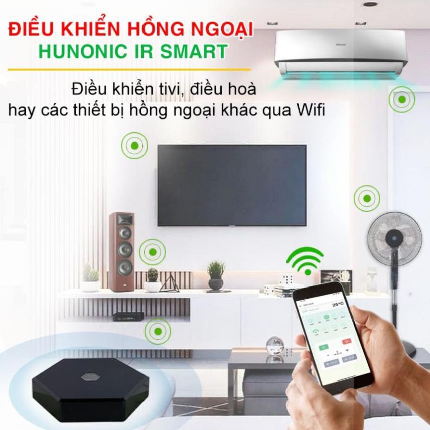 Bộ điều khiển Tivi, điều hoà qua điện thoại, Hunonic IR Smart