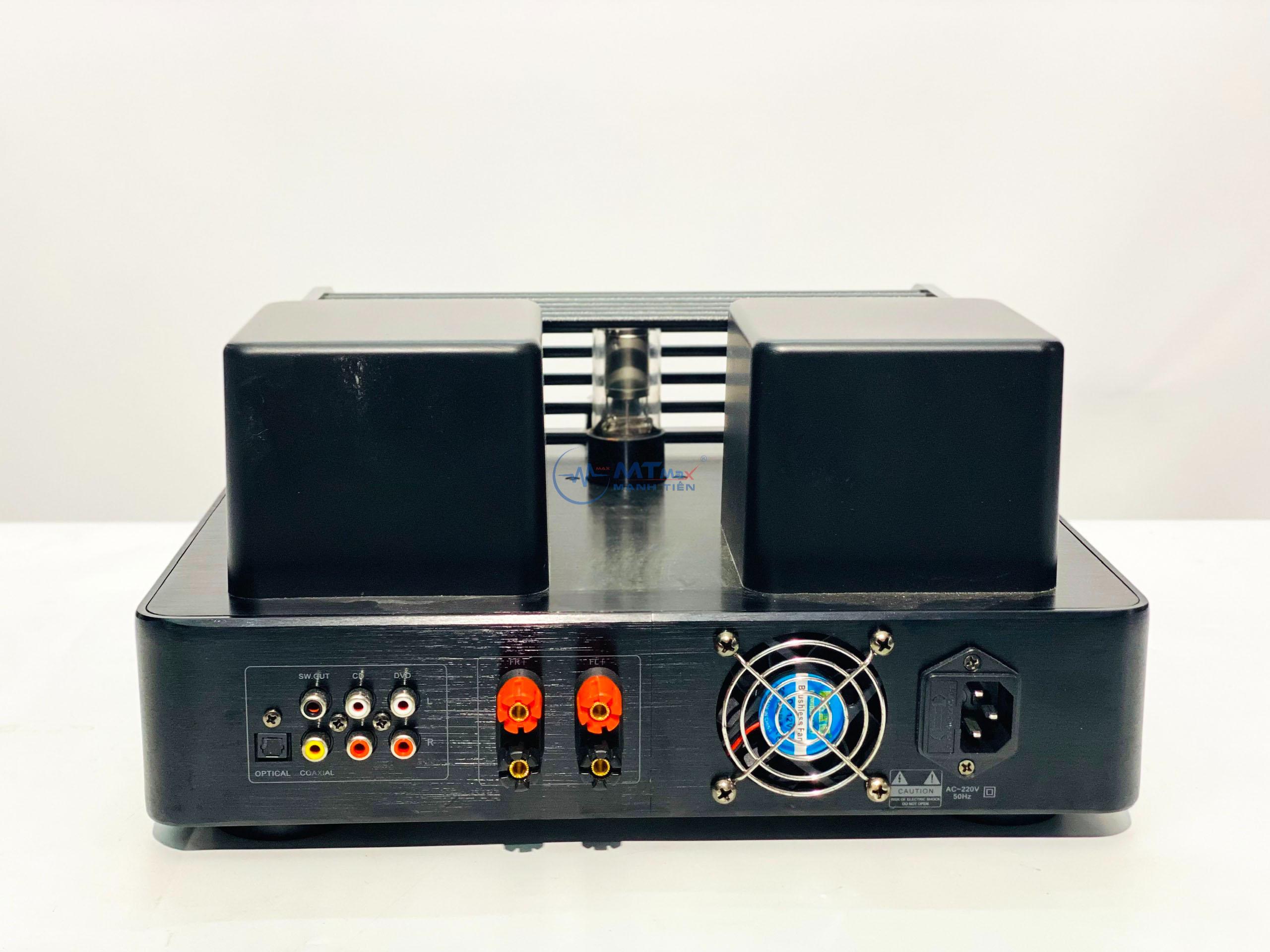 Amply Bóng Đèn AV880 Công Suất 400W Trang Bị 8 Bóng Đèn Cao Cấp Có Độ Méo Tiếng Thấp Tặng Full Dây kết Nối, Hàng Chính Hãng