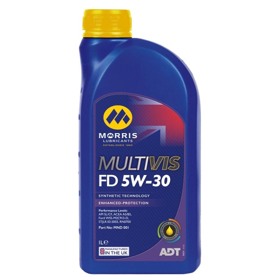 Dầu Nhớt Ô Tô Cao Cấp Cho Động Cơ Xăng và Diesel - Morris Lubricants Multivis ADT FD 5W-30 / Can 1L