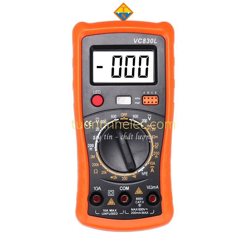 Đồng Hồ Đo Vạn Năng Kỹ Thuật Số chính xác, nhỏ gọn bỏ túi VC830L # công dụng cụ
