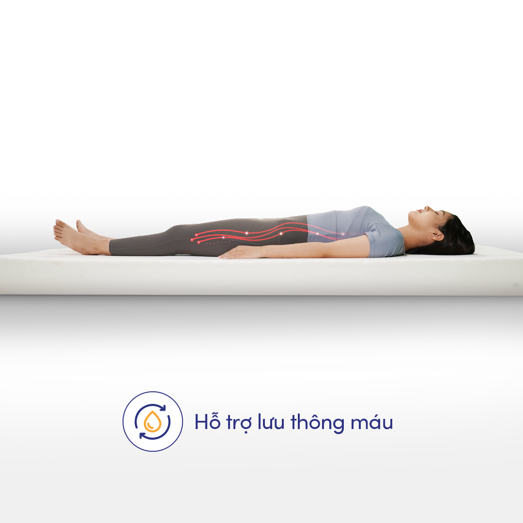 Nệm Cao Su Thiên Nhiên Foam Cao Cấp Kim Cương Stella 15cm Công Nghệ Kháng Khuẩn Chuẩn Châu Âu, Độ Đàn Hồi Tối Ưu, Nâng Đỡ Cơ Thể Tuyệt Đối