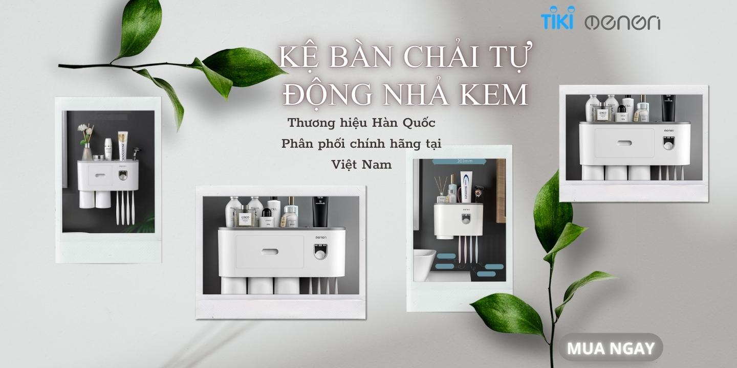 Phụ Kiện Nhà Tắm OENON Chính Hãng - Giá treo bàn chải đánh răng, Bộ nhả kem tự động, Hộp đựng giấy - OENON