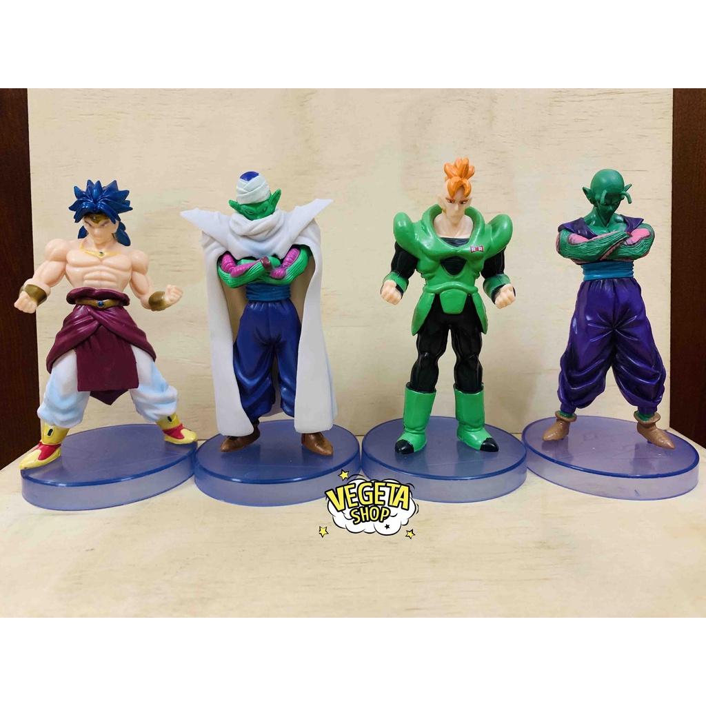 Mô hình Dragon Ball - Trunks SSJ Android Số 16 17 Songoku Goku Broly God Blue Piccolo Frieza Fide - Đế tím - Cao 10~13cm