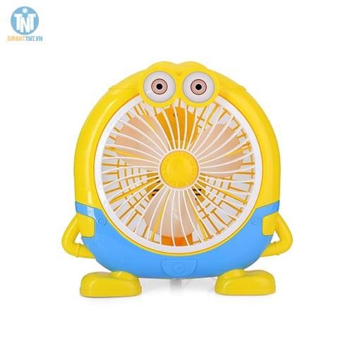 Quạt Mini Để Bàn Cắm Điện Hình Minion Cực Dễ Thương, Thích Hợp Để Bàn Học, Bàn Làm Việc Cho Mùa Hè 2021
