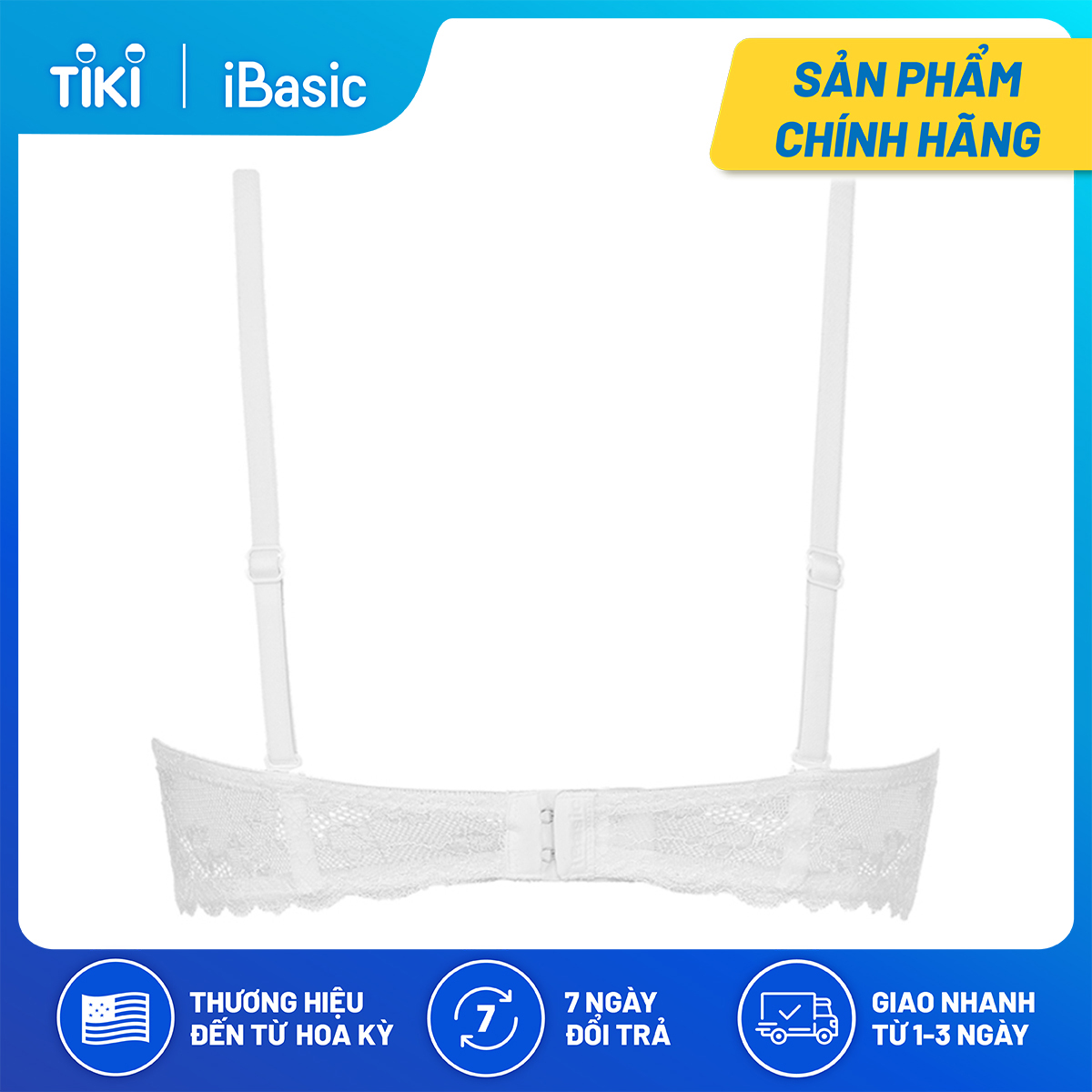 Combo 2 áo ngực demi mút vừa ren iBasic VA086
