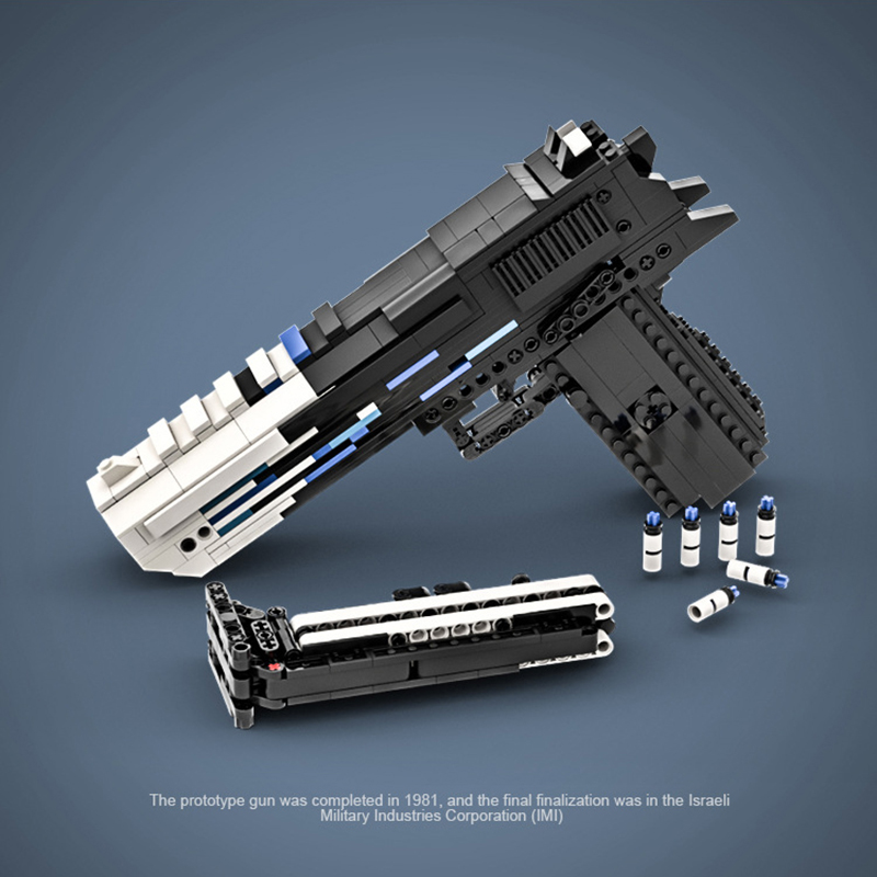 Đồ Chơi Lắp Ráp Kiểu LEGO Mô Hình CSGO Súng Lục Desert Eagle Black Ice 900+ Mảnh Ghép - Bản Thiết Kế Tiêu Chuẩn Của Kevin183