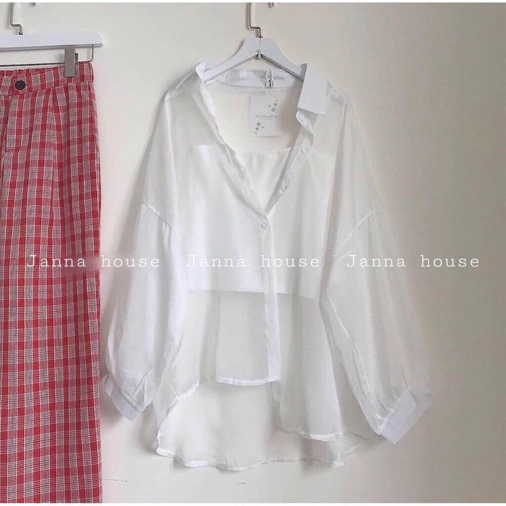 Áo sơ mi voan tay dài - Hot Trend 2022