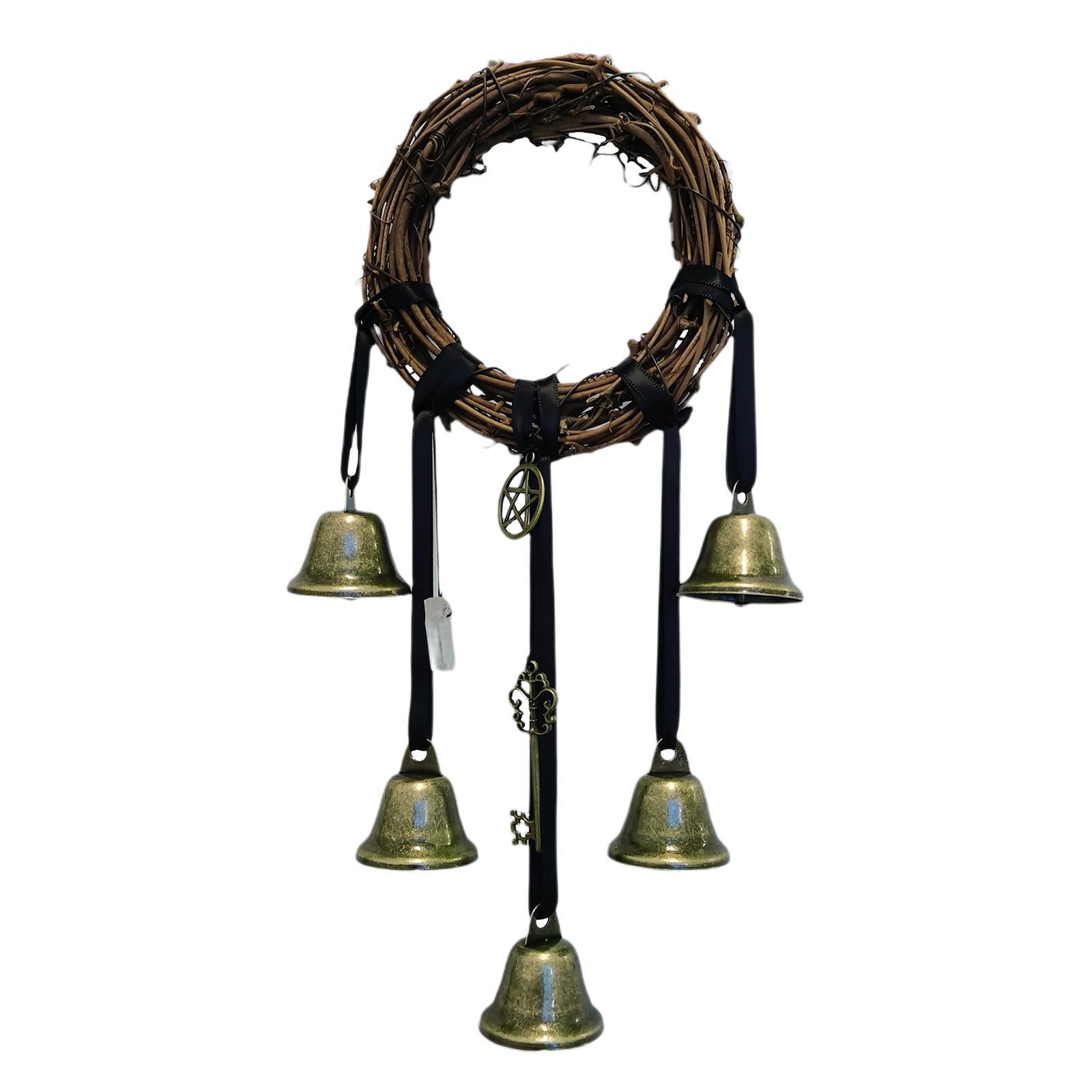 Witch Wind Chimes Bell Witchcraft Feng Shui Protection for Patio Door Garden