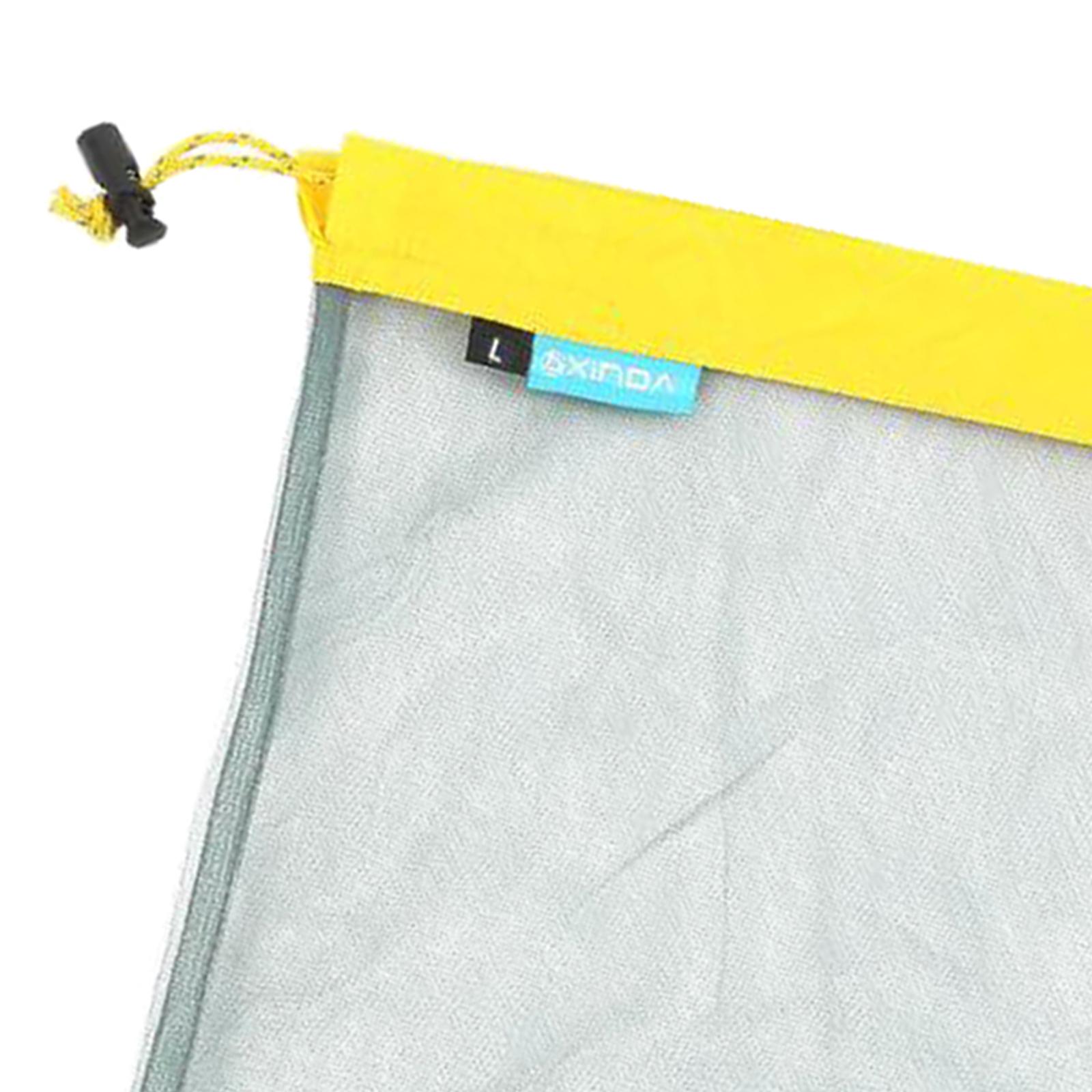 Ultra Light Stuff Sacks Nylon Mesh Drawstring Storage Bag for Camping Travel