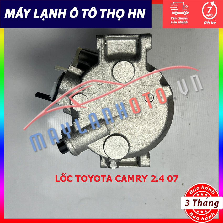 Lốc điều hòa (block,máy nén) Toyota Camry 2.4 - Hiace - RAV4 2007 2008 2009 2010 Denso Nhật 07 08 09 10