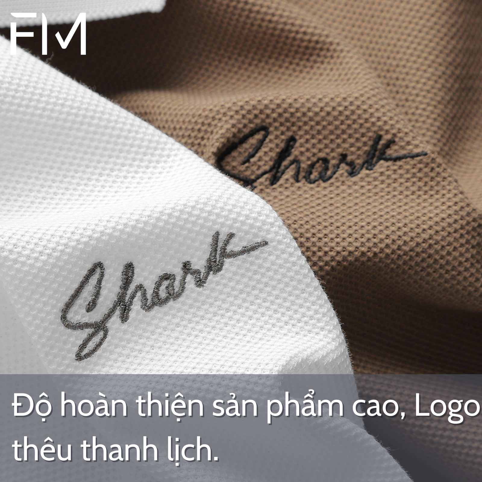 Áo Polo nam ngắn tay Shark Men, chất thun cá sấu cao cấp - FORMEN SHOP -FMPS235