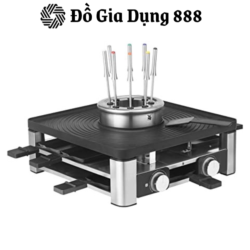 Bếp Nướng Đa Năng WMF Lumero Gourmet 3in1, Tổng công Suất 1800W, 2 Tầng Chống Dính, Nhập Đức, BH 12 Tháng