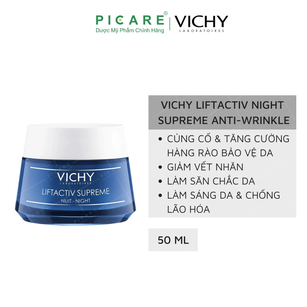 Kem Dưỡng Giúp Chống Nhăn Và Làm Săn Chắc Da Ban Đêm - Liftactiv Ds Night Cream Vichy 50Ml - 100458675