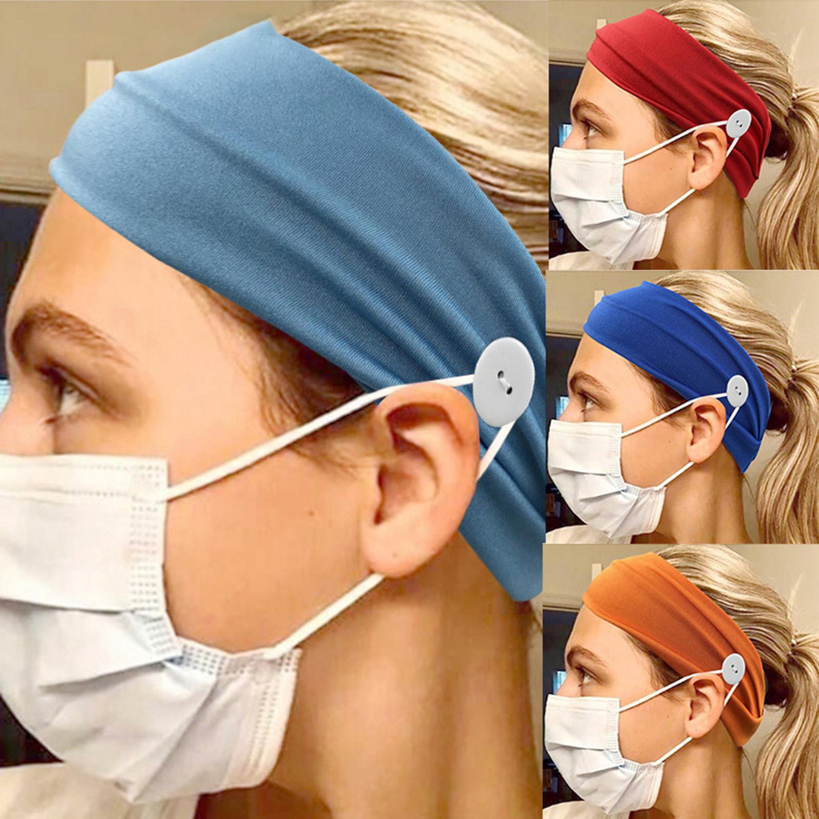 Set 4 Cái Băng Đô Thể Thao Thấm Hút Mồ Hôi Thoáng Khí Chống Trơn Unisex