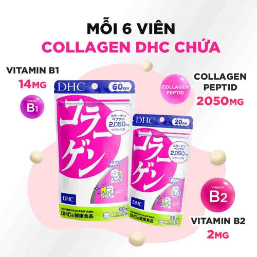 Viên uống Làm đẹp da DHC Collagen