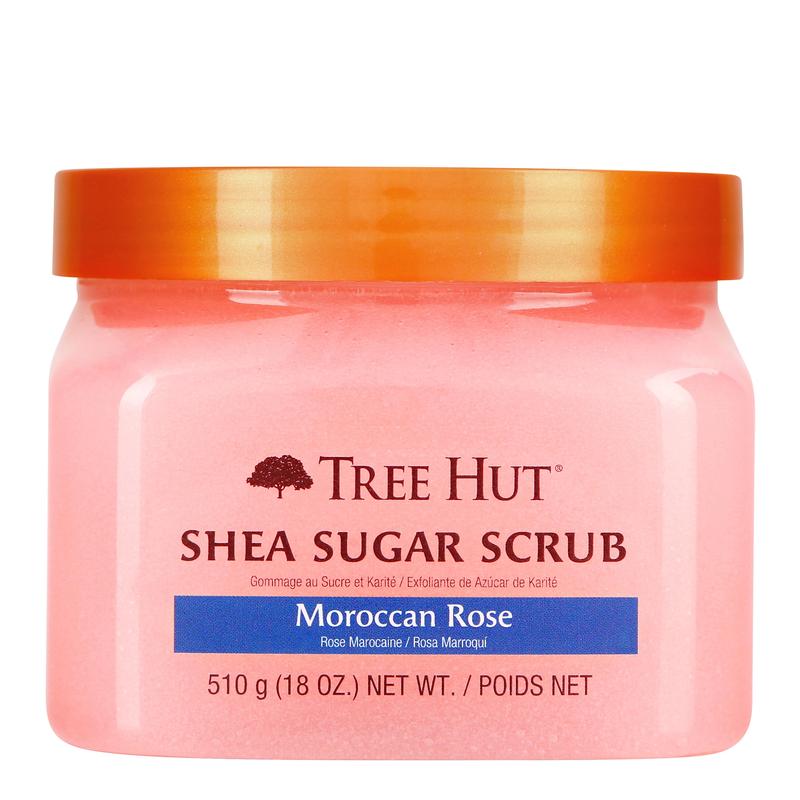 Tẩy Tế Da Chết Toàn Thân TREE HUT SHEA SUGAR SCRUB MOROCCAN ROSE (510g)