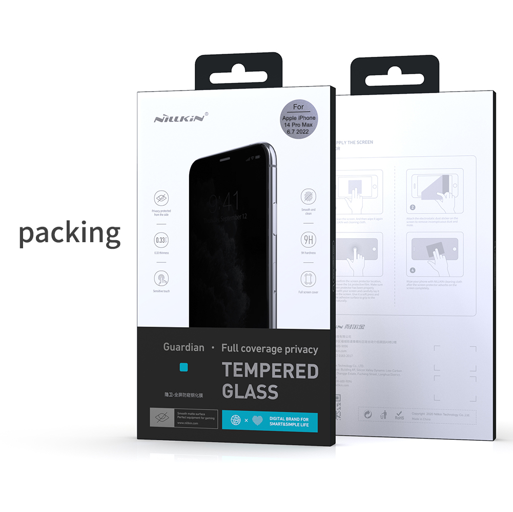 Cường lực dành cho iPhone 14 Pro Max Nillkin chống nhìn trộm- hàng chính hãng