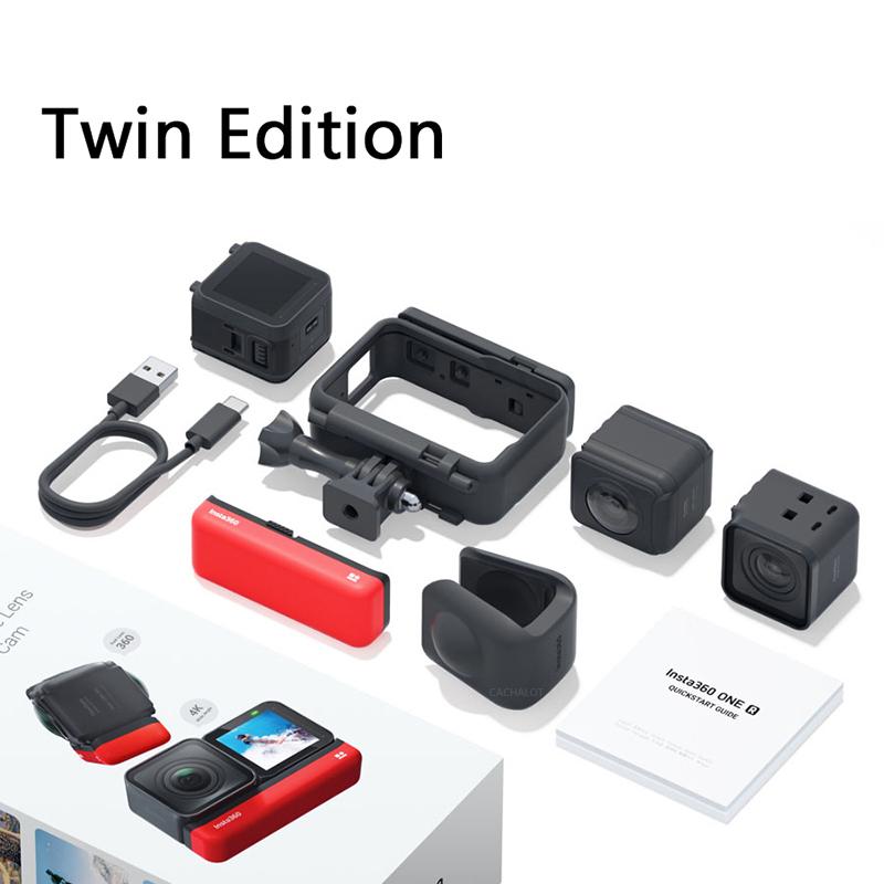 Insta360 ONE R Twin Edition Phiên bản 360 Máy ảnh đa mô-đun 5.3K 360 5.7K 4K Insta 360 ONE R Camera hành động mô-đun pin Màu sắc: Đôi x 2 chiếc x Bảo vệ