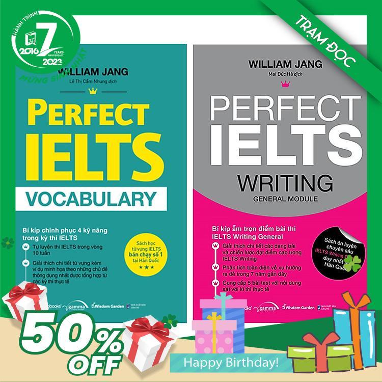 Trạm Đọc Official | Combo Sách : Perfect Ielts Vocabulary + Perfect IELTS Writing