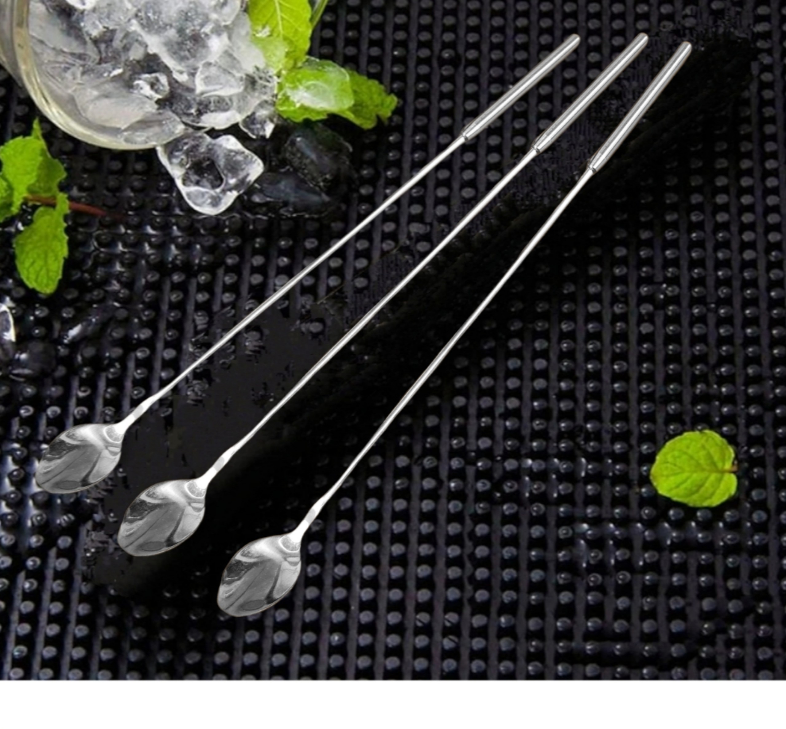 Muỗng Khuấy Inox - Pha Chế Cocktail Dài 32cm cứng cáp không sợ cong vênh