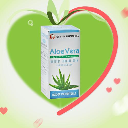 Combo Thực phẩm bảo vệ sức khỏe- GERITON + 1 hộp đẹp da, ALOE VERA