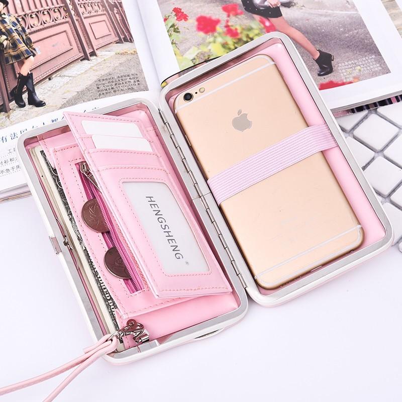 Ví Da Dáng Dài Phong Cách Hàn Quốc Cho Nữ