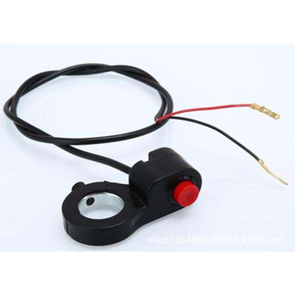Universal 7/8" Red Kill Off Stop Switch ATV Go Kart Dirt Bike Part