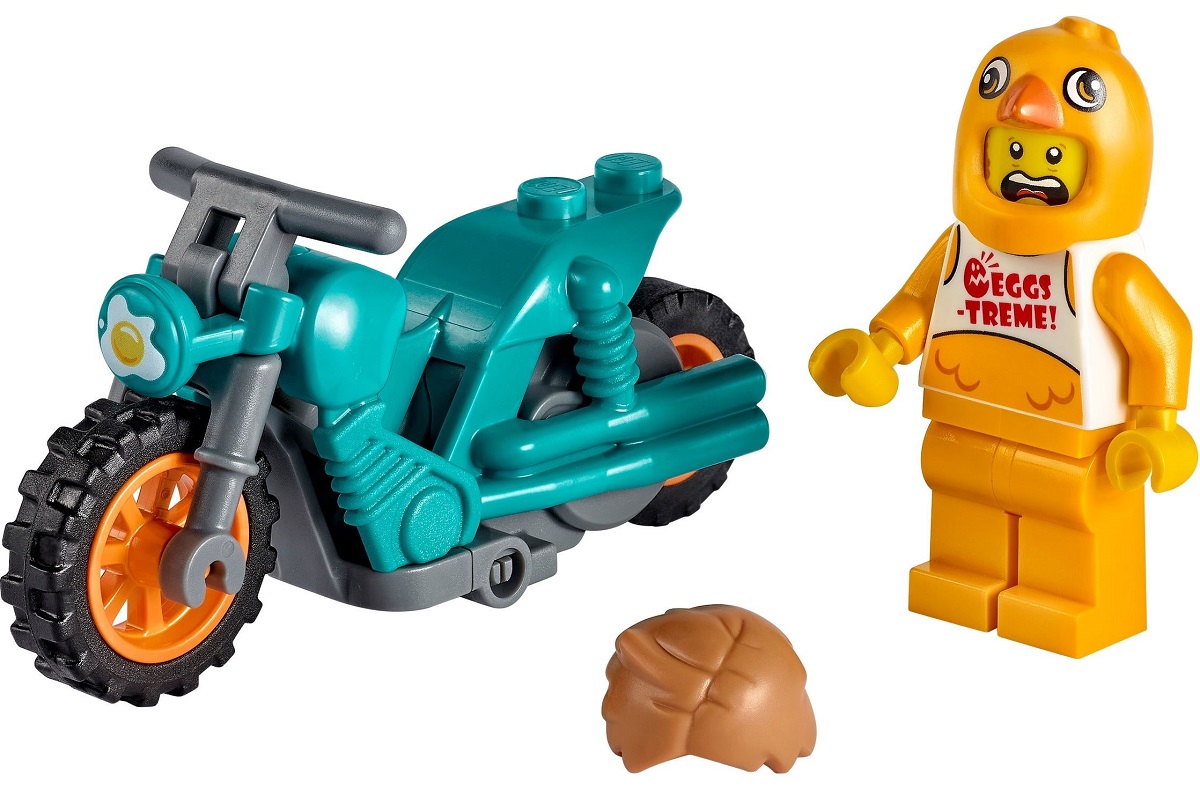 LEGO City 60310 Xe đua mô tô của Chicken Guy