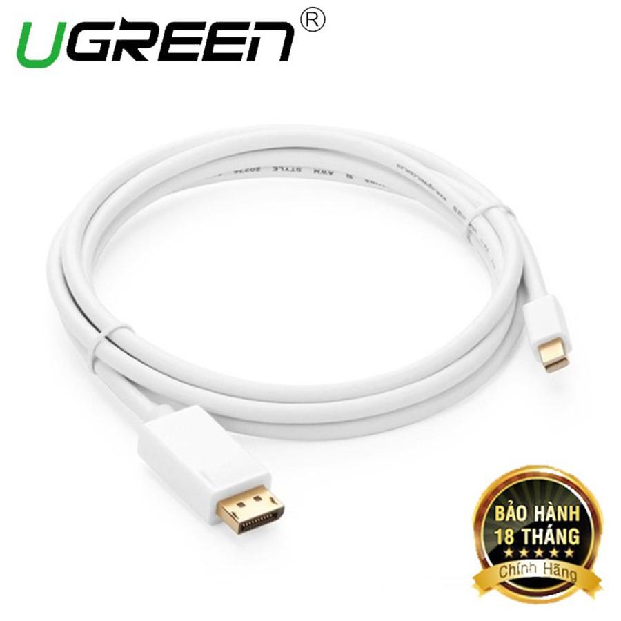 Cáp chuyển Mini DisplayPort to Displayport Ugreen 10476 dài 1,5M chính hãng - Hàng Chính Hãng