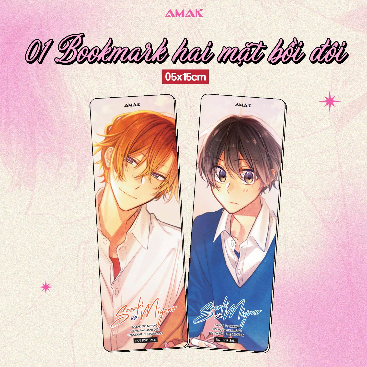 Sách - Sasaki Và Miyano - Tập 8 - Tặng Kèm Bookmark 2 Mặt + Postcard 2 Mặt