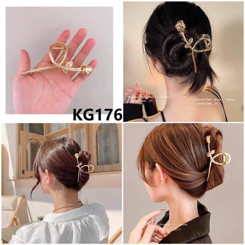 Kẹp tóc nữ kim loại mạ cao cấp siêu bền đẹp nữ tính
