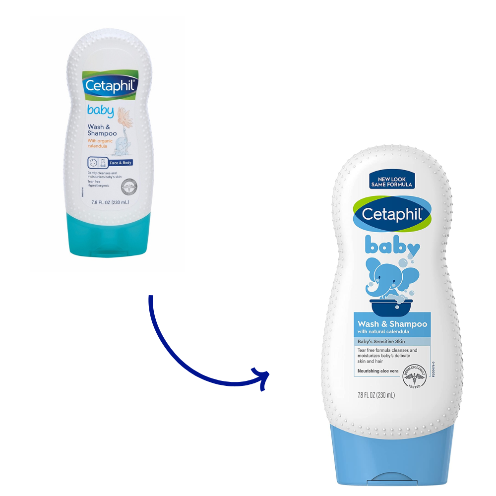 Cetaphil Baby tắm gội hữu cơ Organic - Cetaphil Baby Wash & Shampoo  with Organic Calendula Hair & Body 230ml