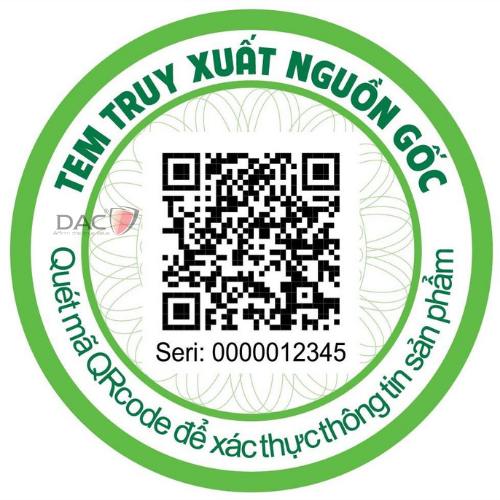 Truy xuất Xanh Năng Động / tròn 30x30mm